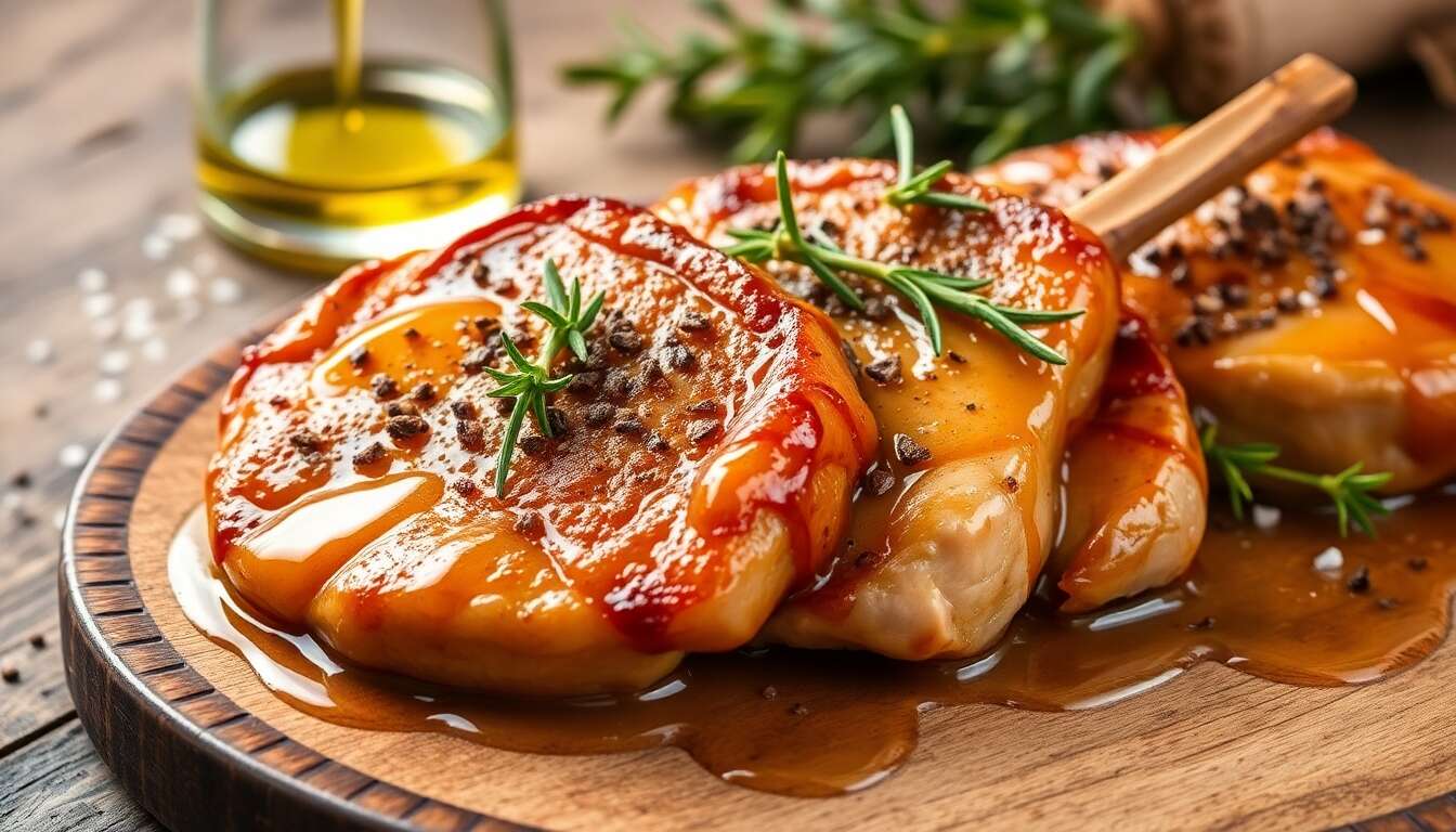 Côtelette au miel et romarin : le secret des gourmets enfin révélé !