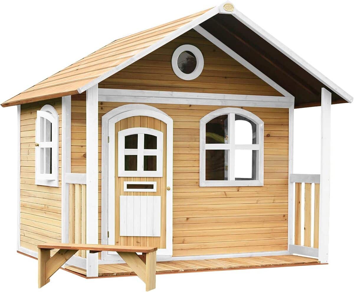 Test de la maison enfant Axi Milan en bois FSC