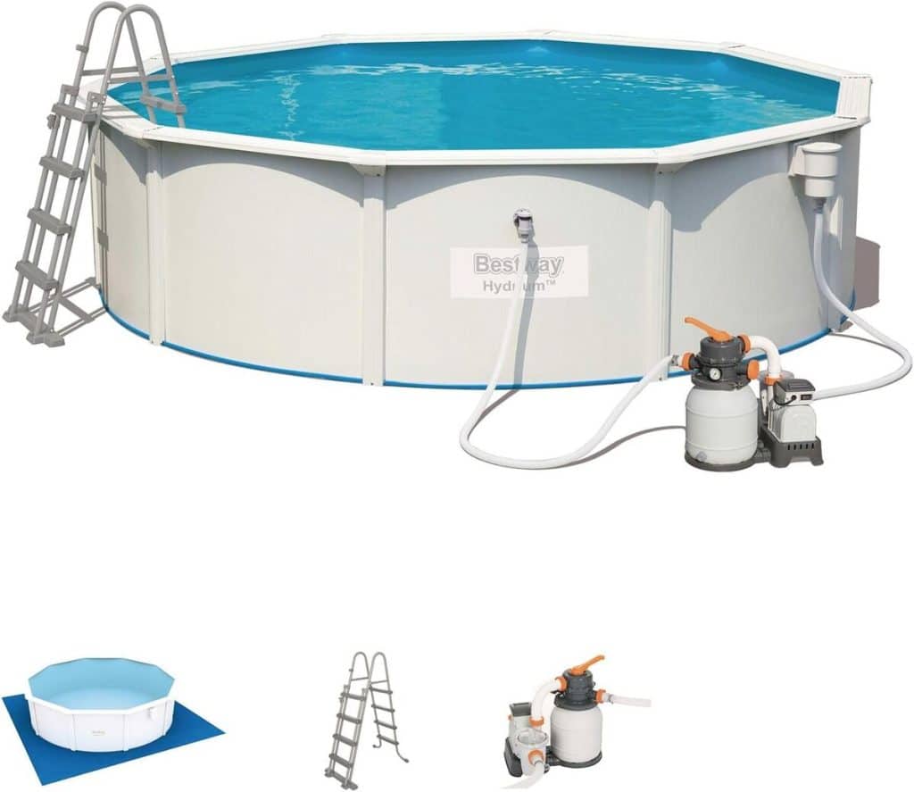 Test de la piscine Bestway Hydrium 460 x 120 cm avec pompe à sable