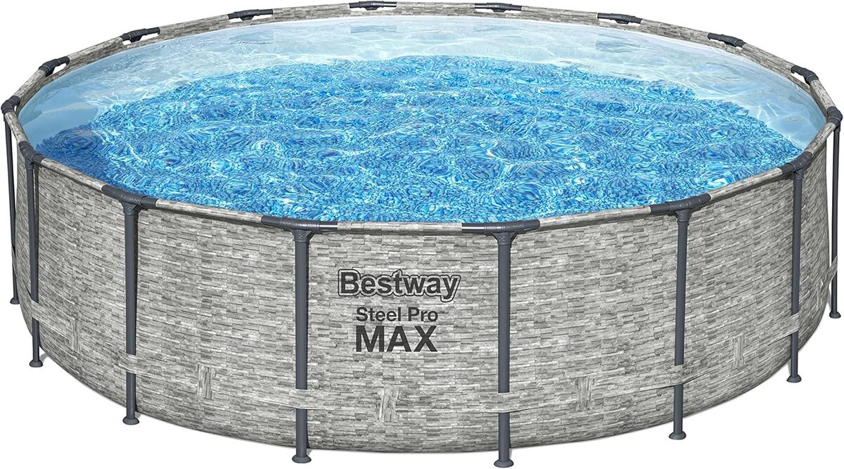 Test de la piscine ronde Bestway Steel Pro max : performance XL