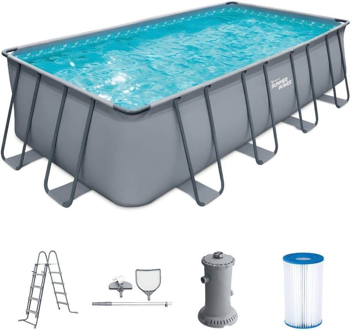 Test de la piscine tubulaire Funsicle Oasis 5, 49 x 2, 74 x 1, 32 m
