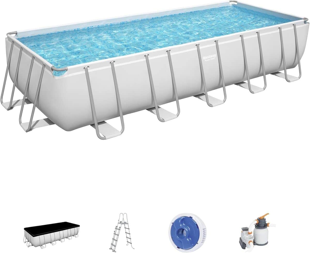 Test du Bestway Power Steel : piscine rectangulaire impressionnante