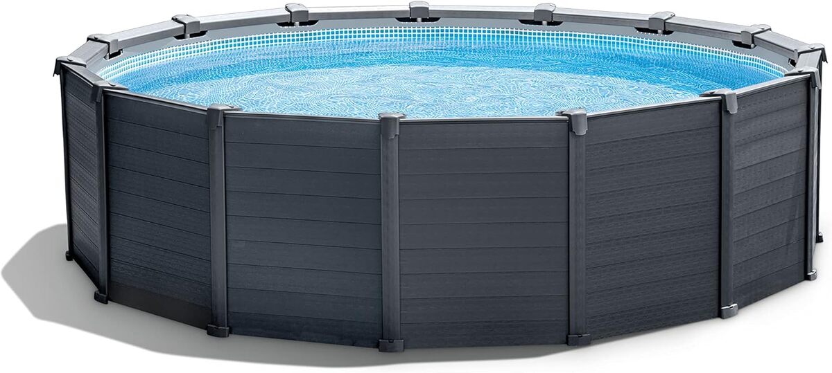 Test du kit piscine Graphite Intex Ø 4, 78 m x H 1, 24 m