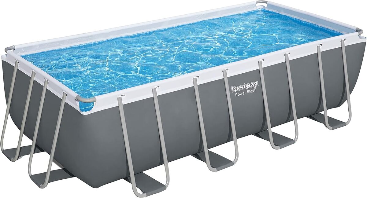 Test du kit piscine rectangulaire 4.88m de Bestway
