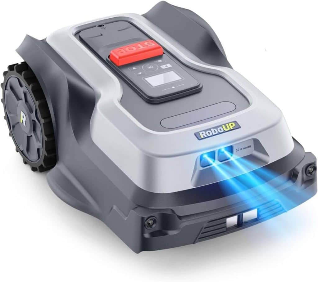 Test du robot tondeuse RoboUP T1200Pro : puissance et précision au jardin