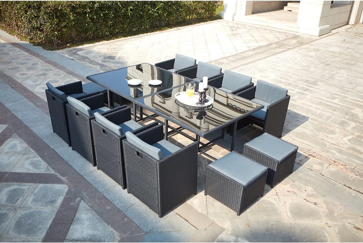 Test du salon de jardin encastrable Miami de Concept Usine : convivialité et style