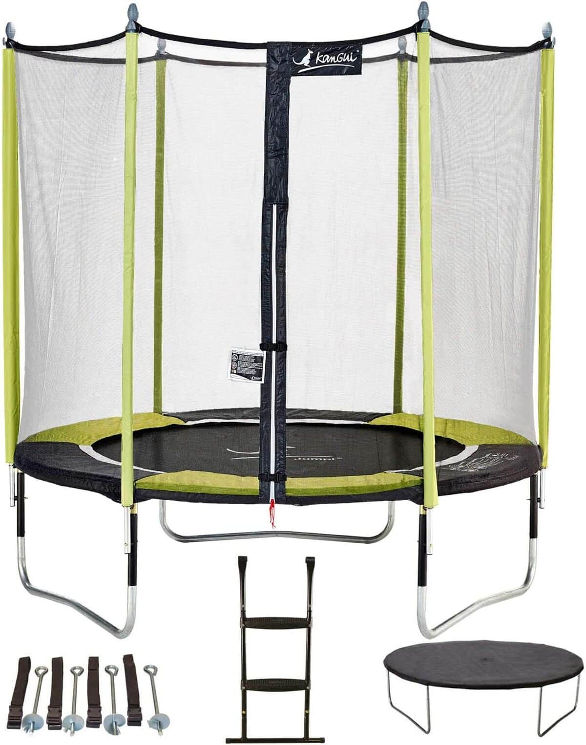 Test du trampoline Kangui JUMPI 244 cm : sécurité et amusement assuré