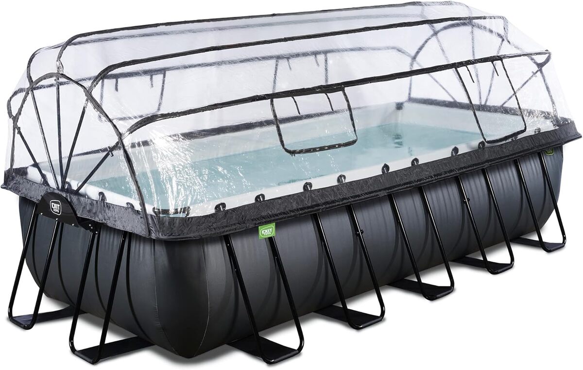 Test piscine EXIT TOYS Black Leather : confort et profondeur maximisés