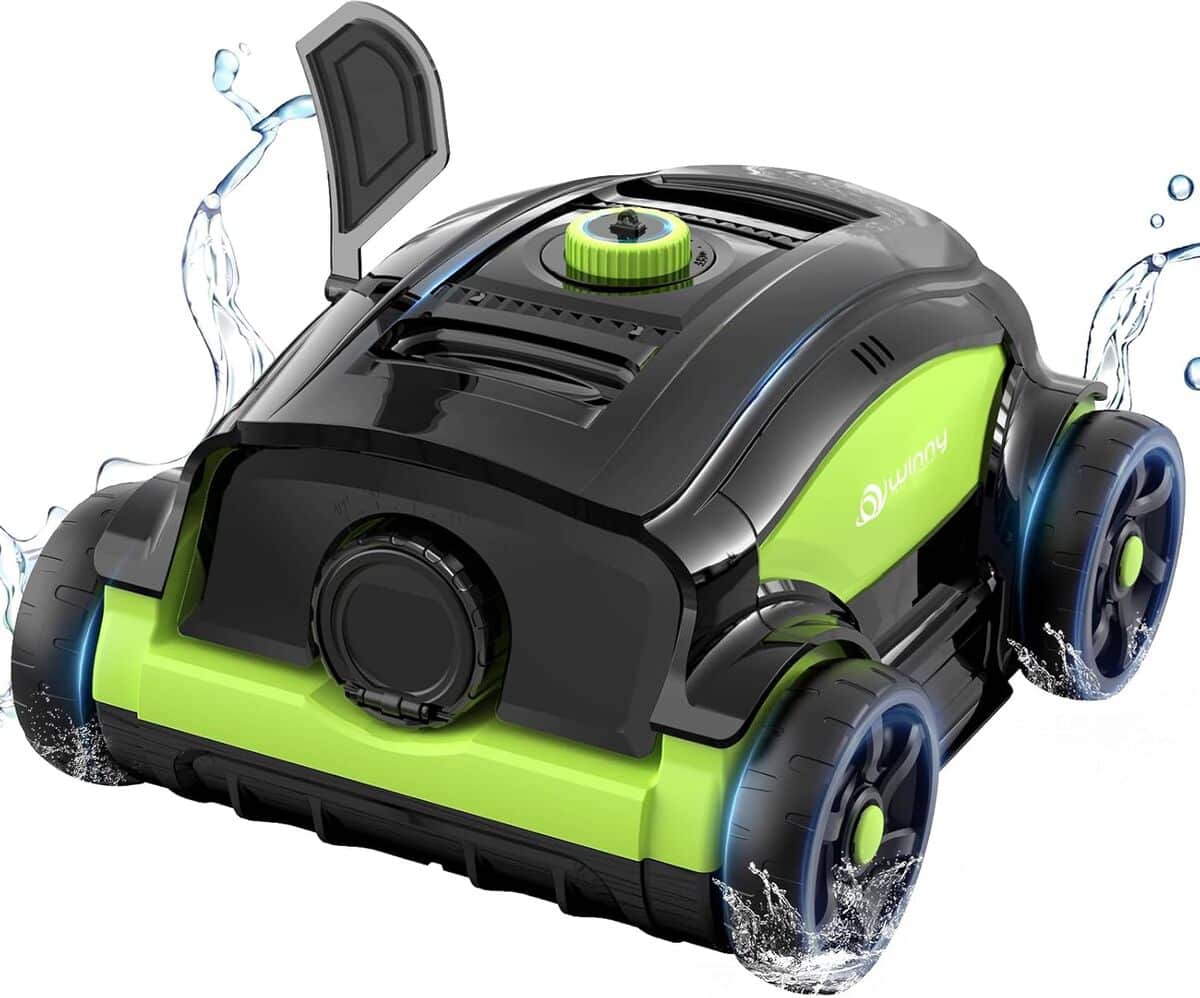 Test : robot piscine Winny Pool Cleaner WY1103, performance sans fil