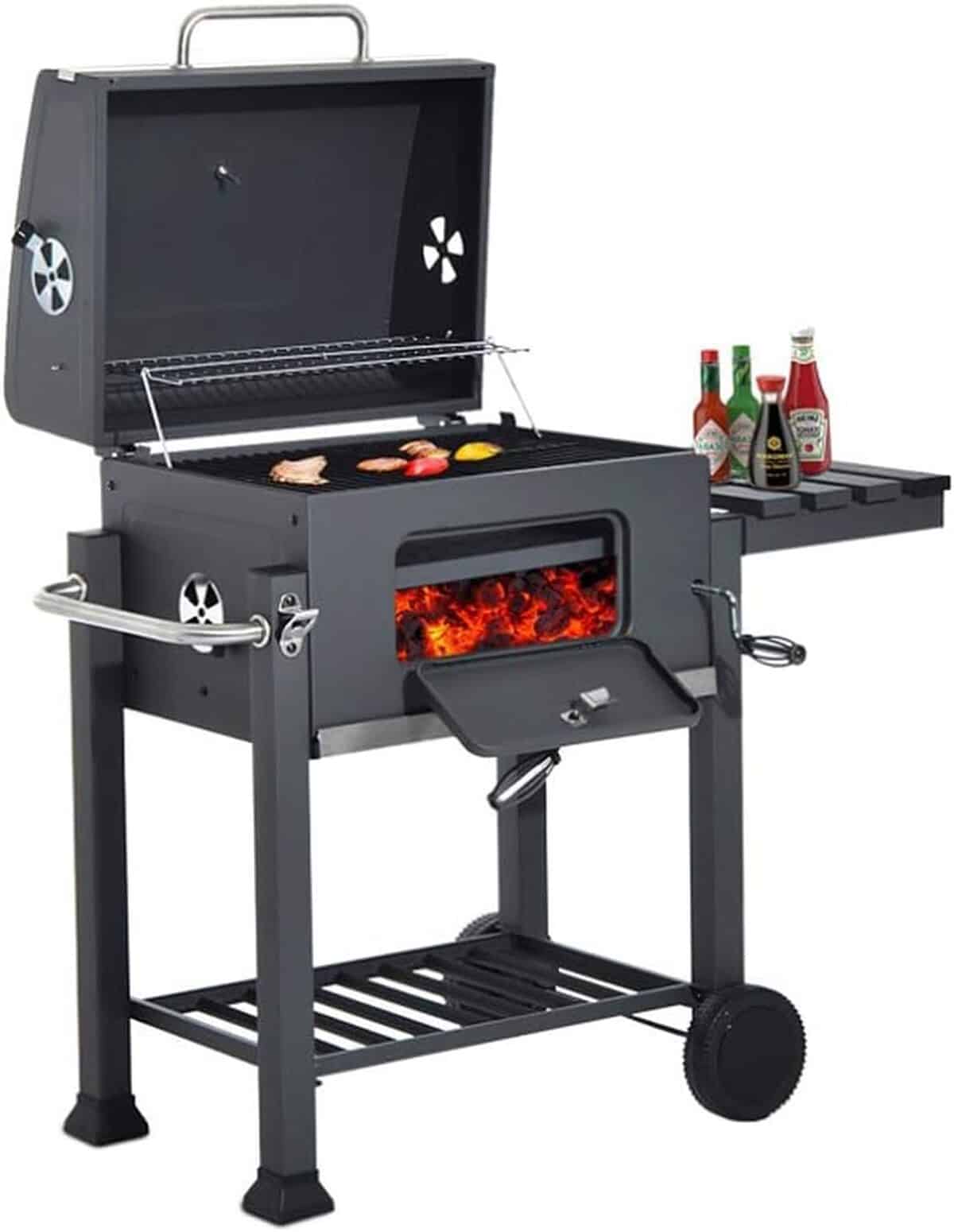 Test : barbecue OHMG Memphis avec couvercle et roulettes