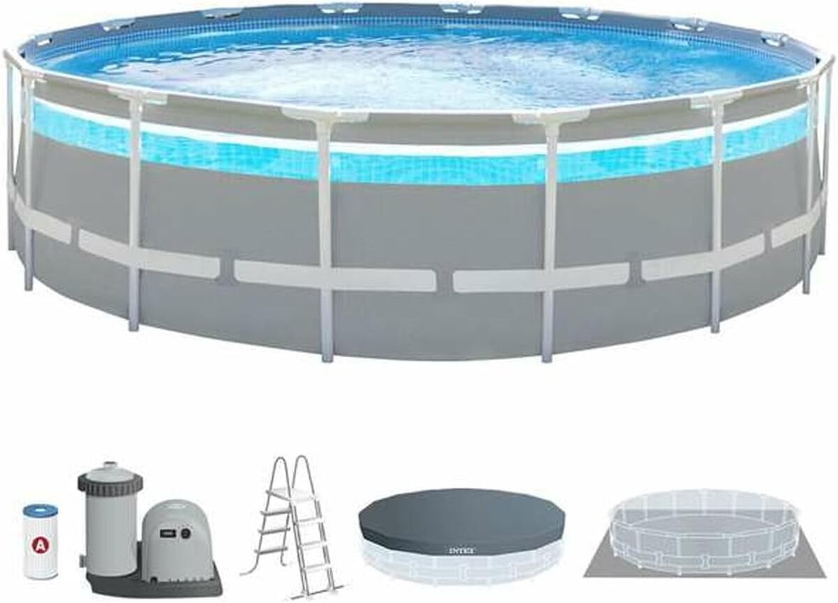 Test du kit piscine tubulaire Intex Clear Window ø 4, 88 x h 1, 22 m