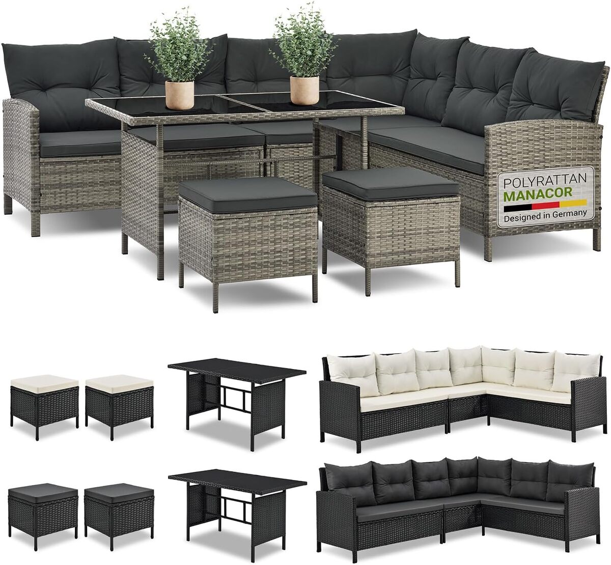 Test du salon de jardin Manacor de Juskys : confort et style en extérieur