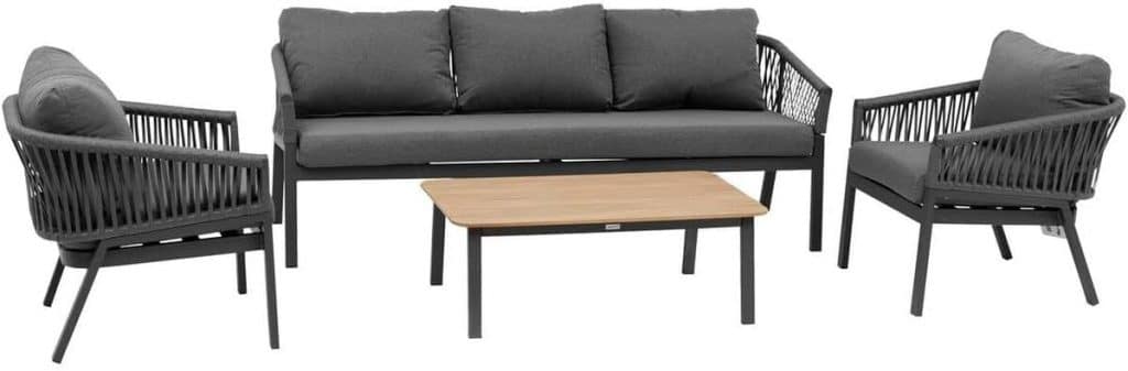 Test du salon de jardin oriengo Hespéride 5 places en aluminium