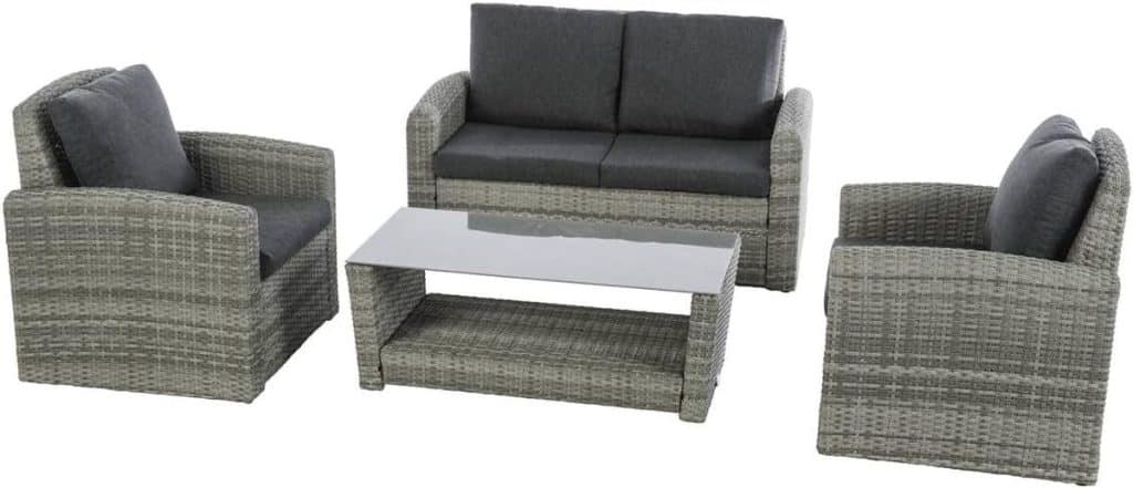 Test du salon de jardin Polynesia Havane de Hespéride : confort et design en résine tressée