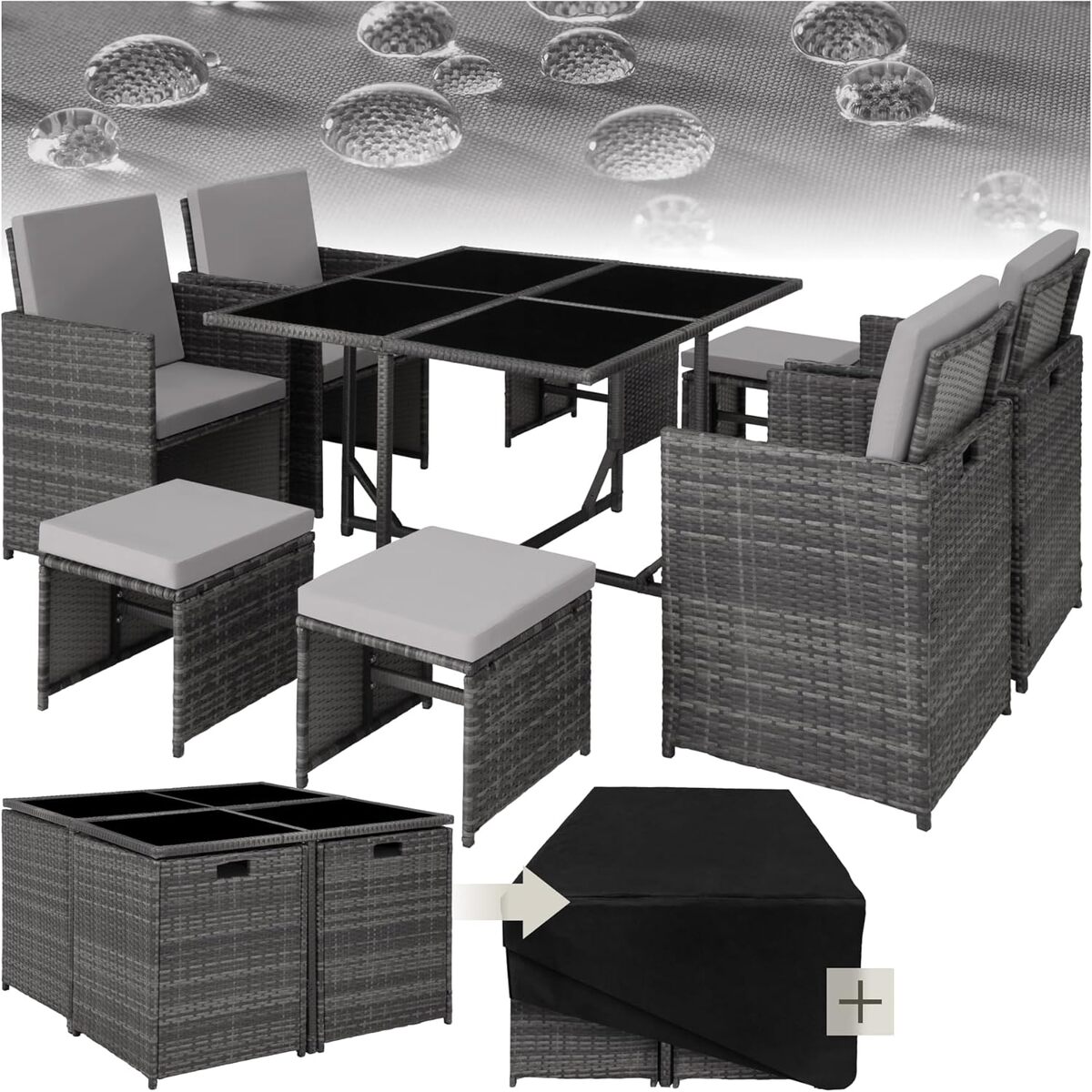 Test du salon de jardin TecTake® : confort et style en extérieur