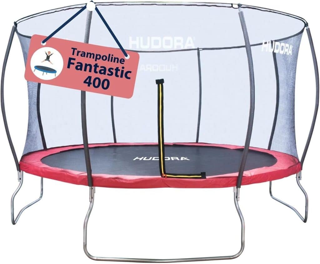 Test du trampoline Hudora Fantastic : sécurité et performance en famille