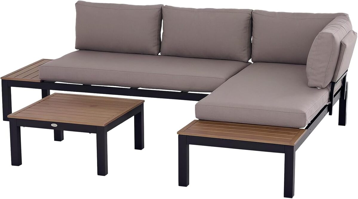 Test : ensemble salon de jardin Outsunny, design 5 places