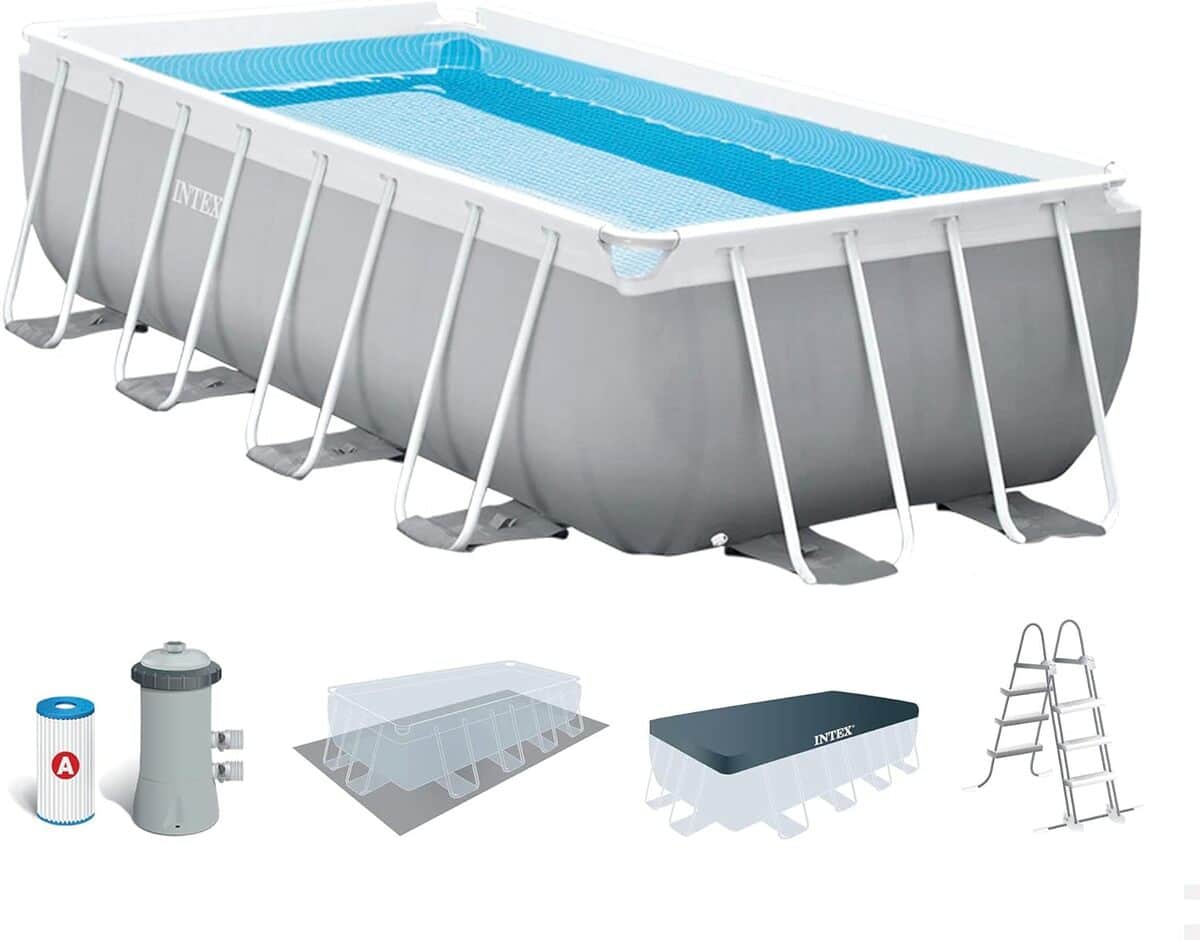 Test Intex piscine Prism Frame rectangulaire 4, 88x2, 44x1, 07 m