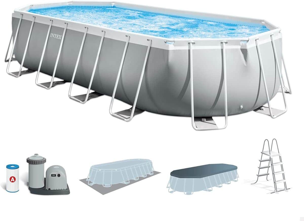 Test piscine Intex Prism Frame Ovale