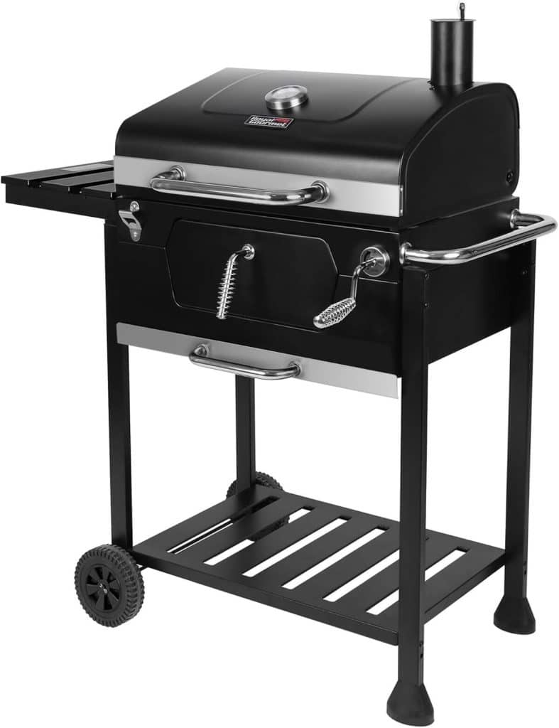 Test : royal Gourmet barbecue au charbon de bois noir 59 x 42 cm