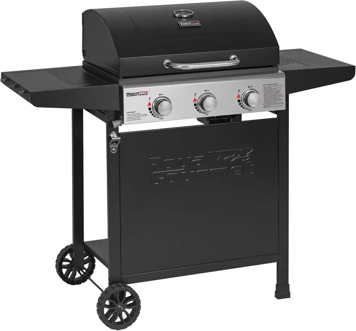 Test : royal gourmet barbecue gaz 9kW sur chariot