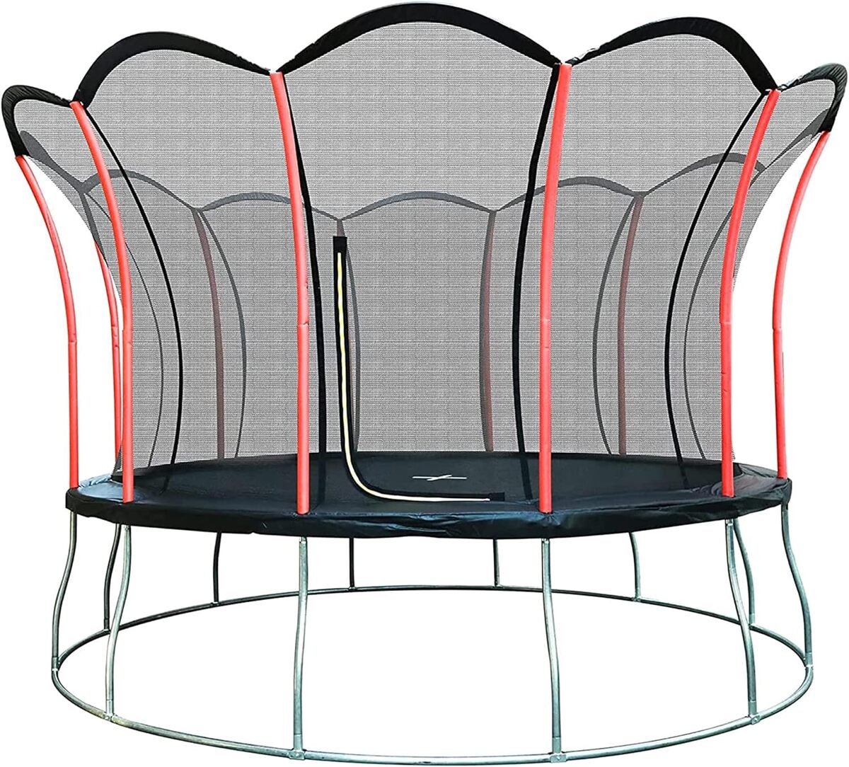 Ultrasport Trampoline Jardin – Ø180 à 430 Cm – Ressorts Wave, Filet Sécurité, Cadre Acier Galvanisé – Charge 130 Kg – Testé TÜV