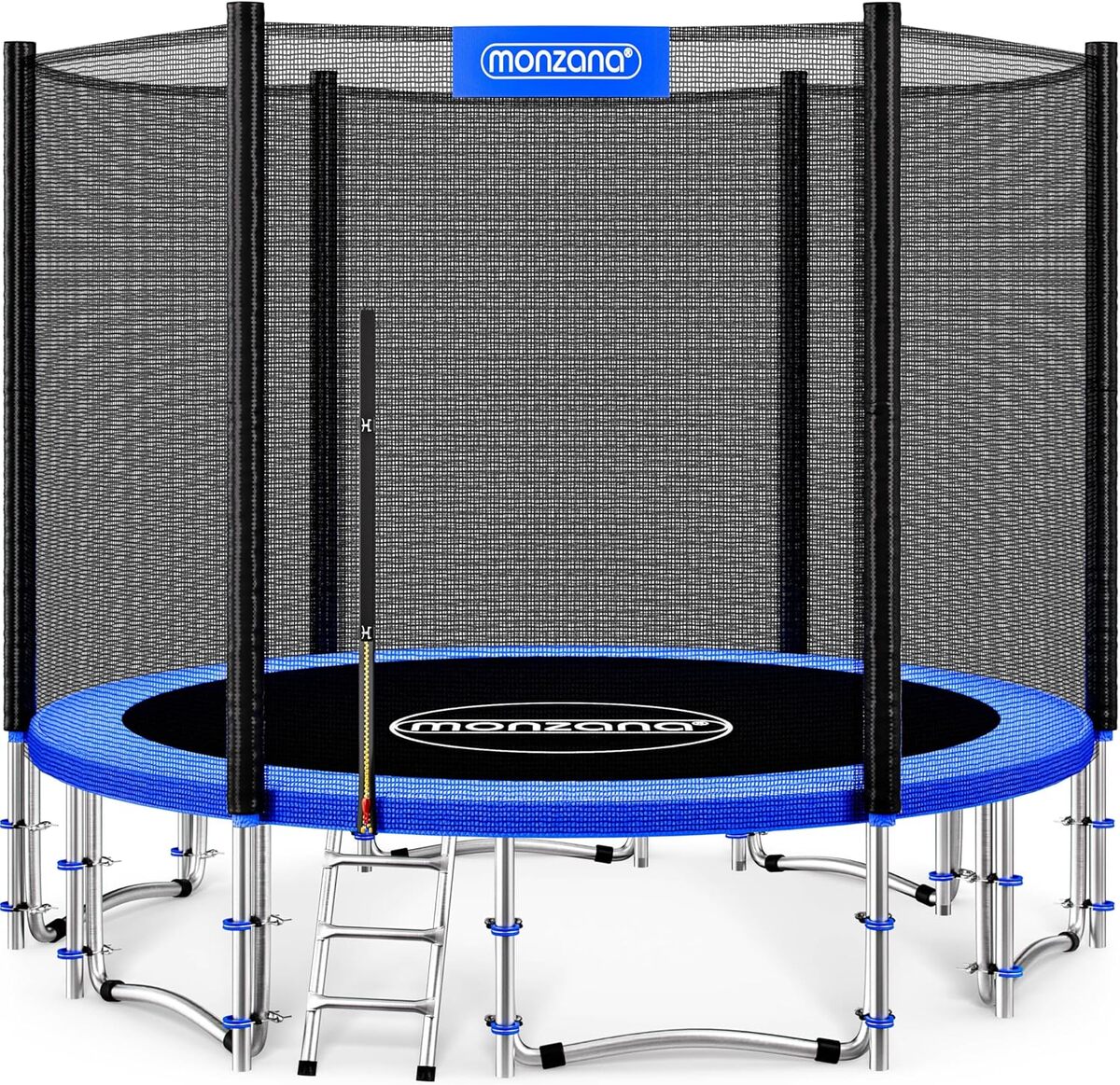 Test trampoline extérieur Monzana Ø366 cm 150 kg : sécurité et amusement