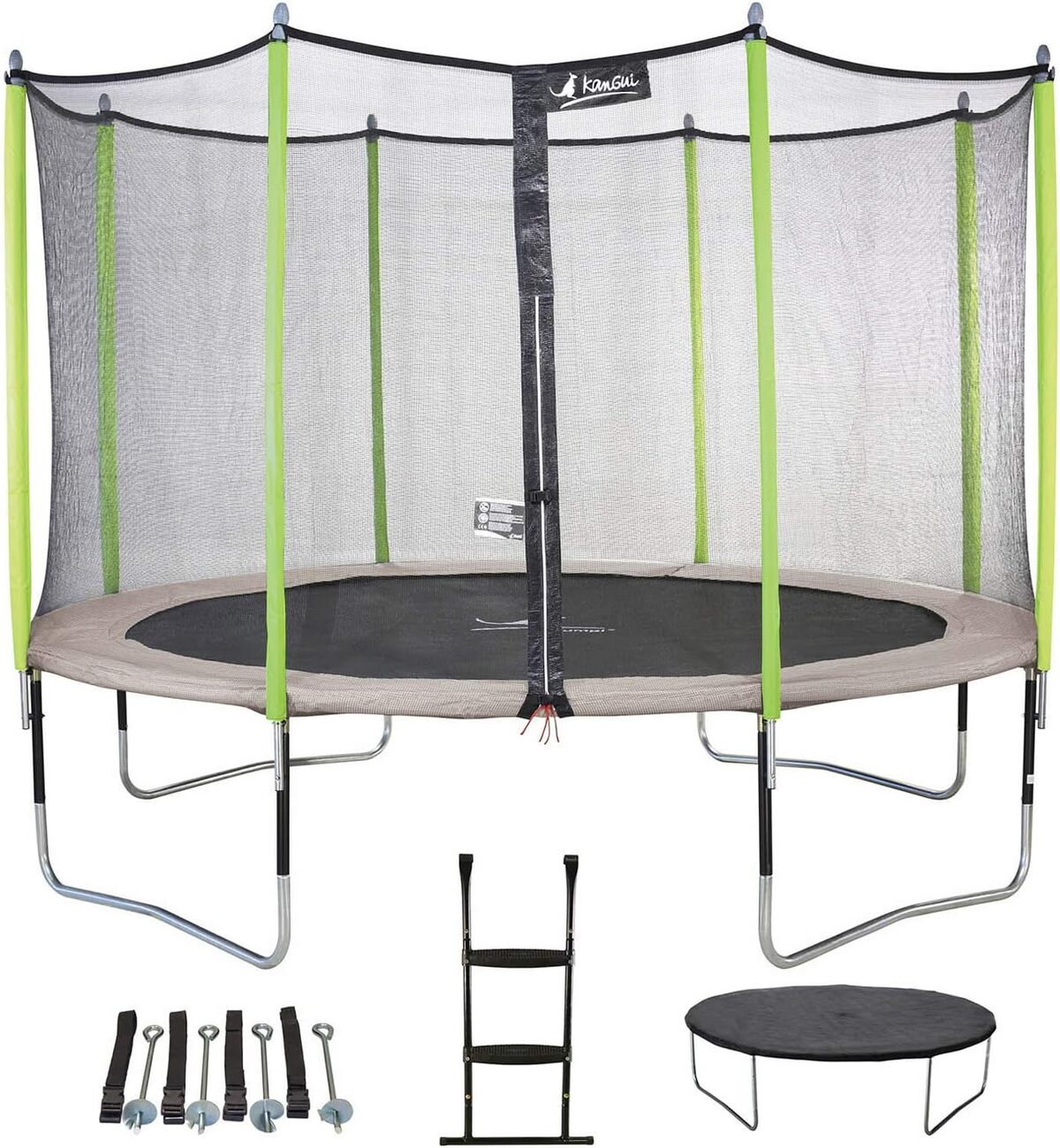 Test trampoline Kangui JUMPI 426 cm complet