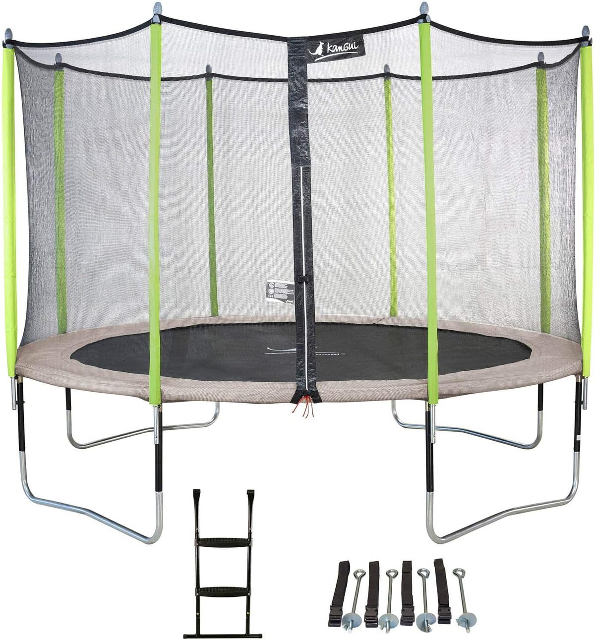 Test : trampoline Kangui Jumpi 430 cm sécurité ahaule