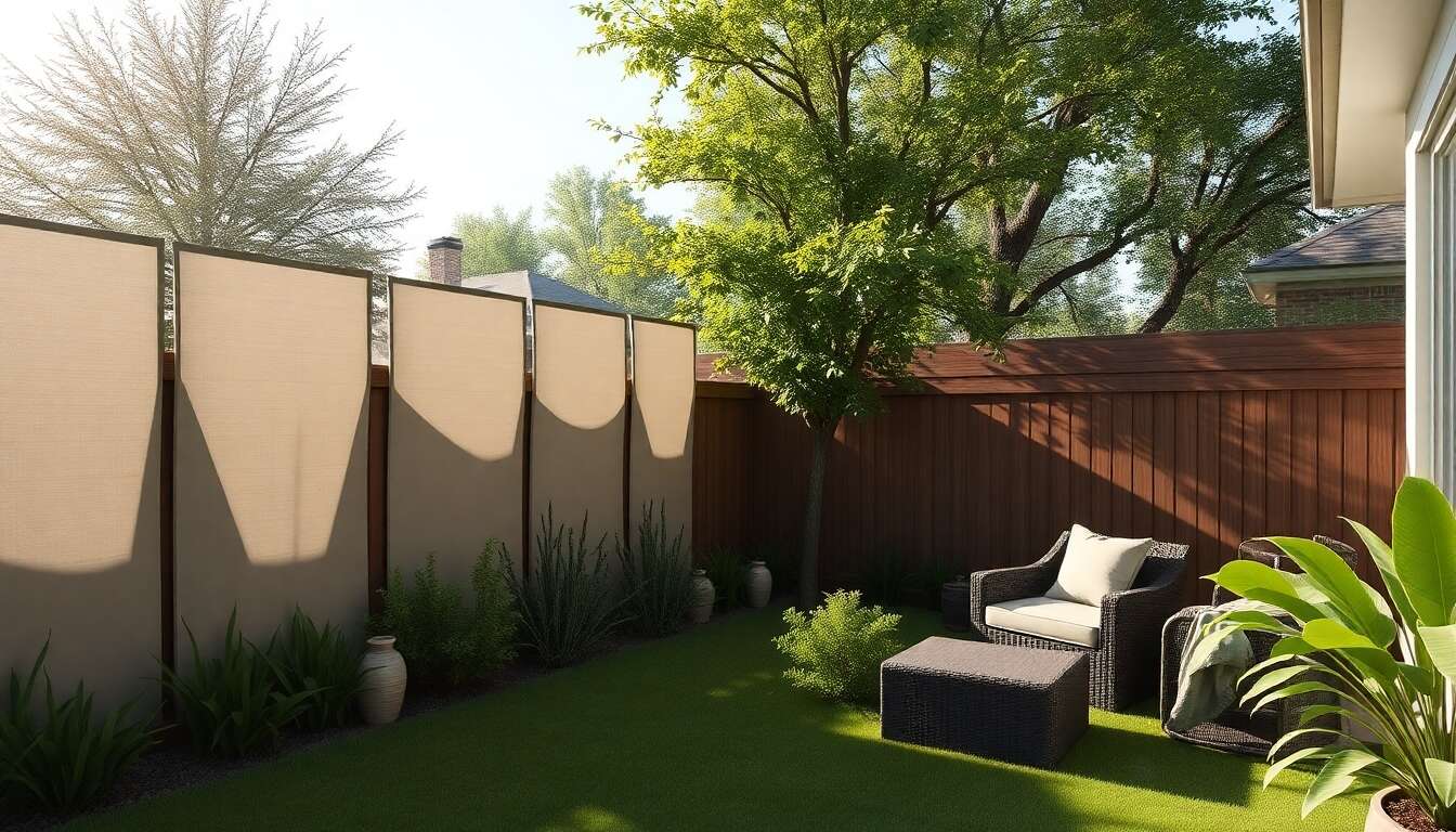 Se cacher des voisins avec des paravents ou palissades