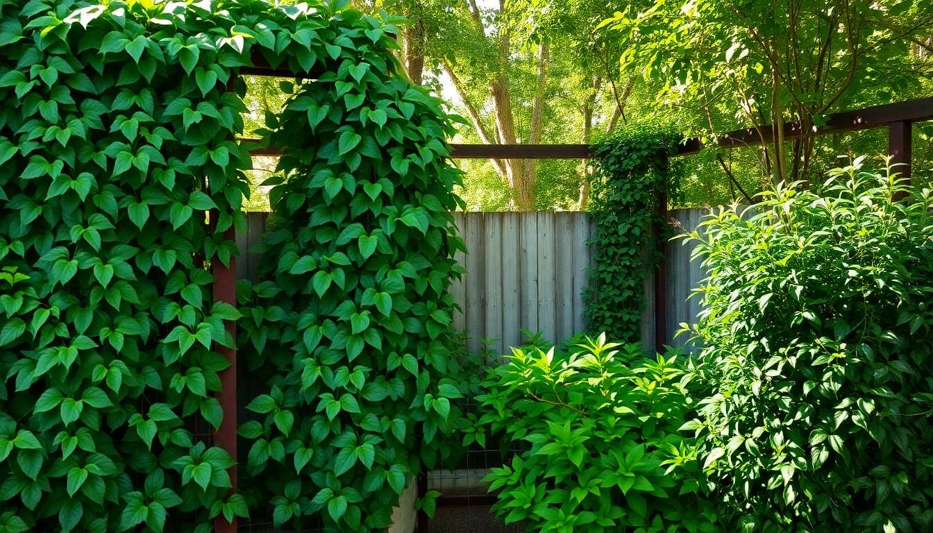 Utiliser des plantes grimpantes pour se prot&eacute;ger