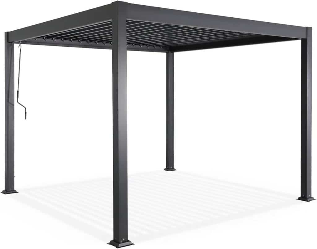 Test de la pergola bioclimatique AirDay 3x4 m : abri jardin design et fonctionnel