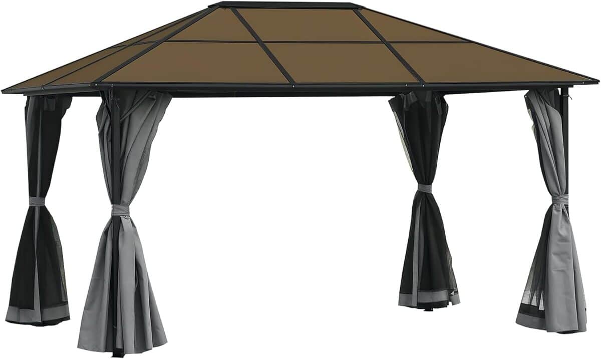 Test de la tonnelle pavillon Outsunny : protection solaire et confort extensible
