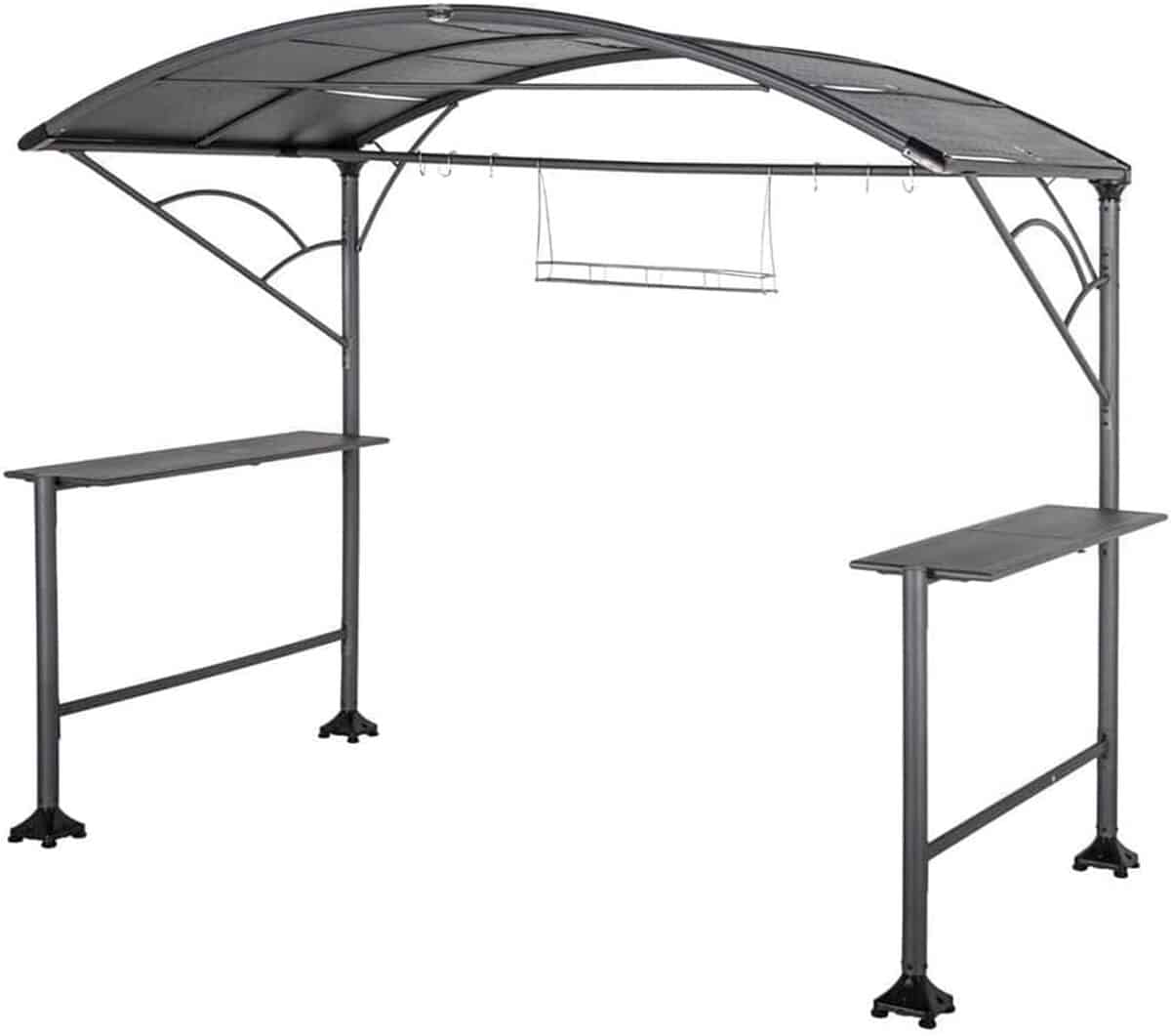 Test de l'abri barbecue Neiba Graphite de Hespéride