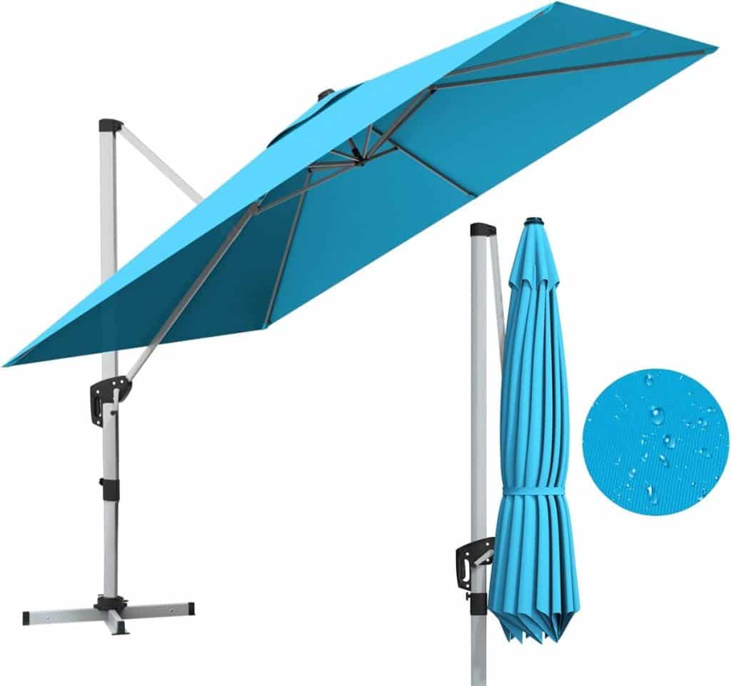 Test du parasol inclinable Relax4Life : rotation et protection anti-UV