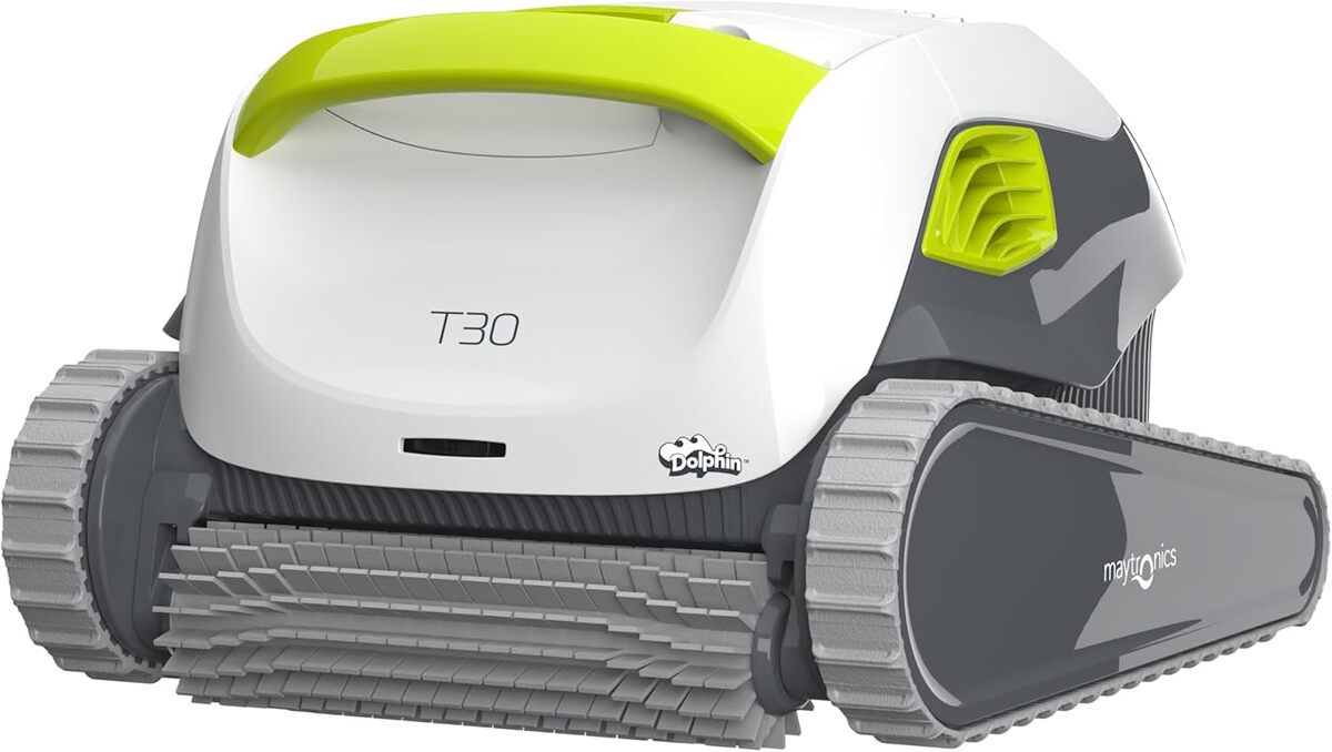 Test du robot nettoyeur Dolphin T30 : efficacité sur parois et piscines jusqu'à 12 m