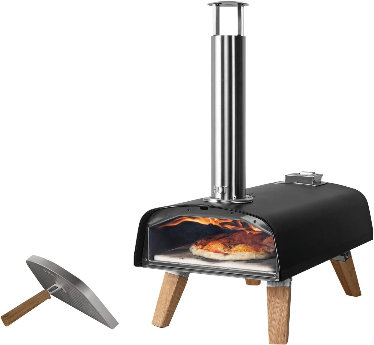 Test : four à pizza Pro Pellet Boska, pizza prête en 90 secondes