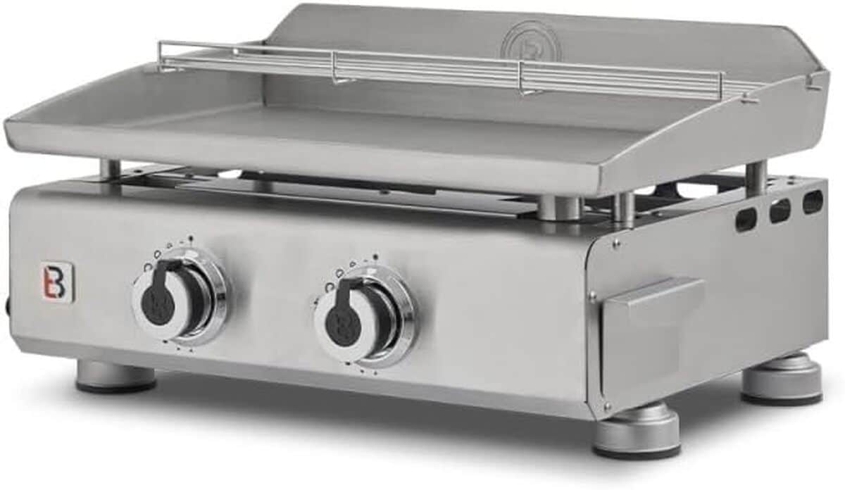 Test : plancha à gaz Brasero Silvia II G inox 5 kW