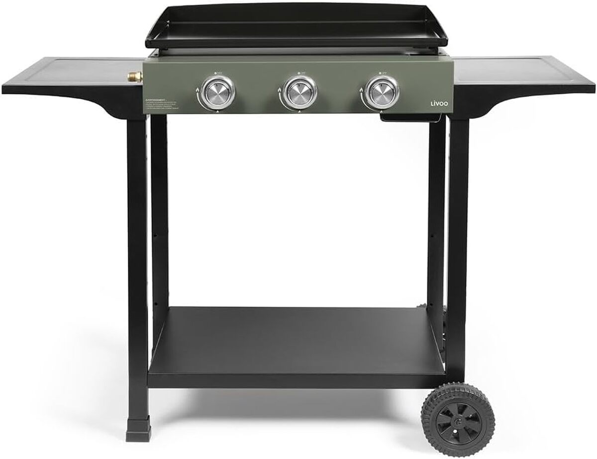 Test : plancha gaz 3 brûleurs Livoo DOC326, puissance 7, 5 kW