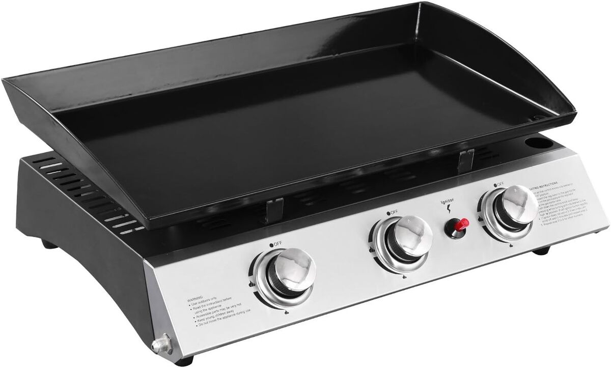 Test plancha Happy Garden SÉVILLE : 3 brûleurs puissants