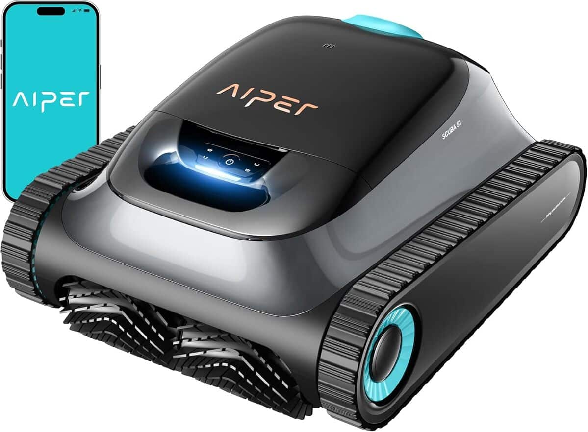 Test : robot piscine Aiper Scuba S1 2025, l'expert des parois et ligne d'eau