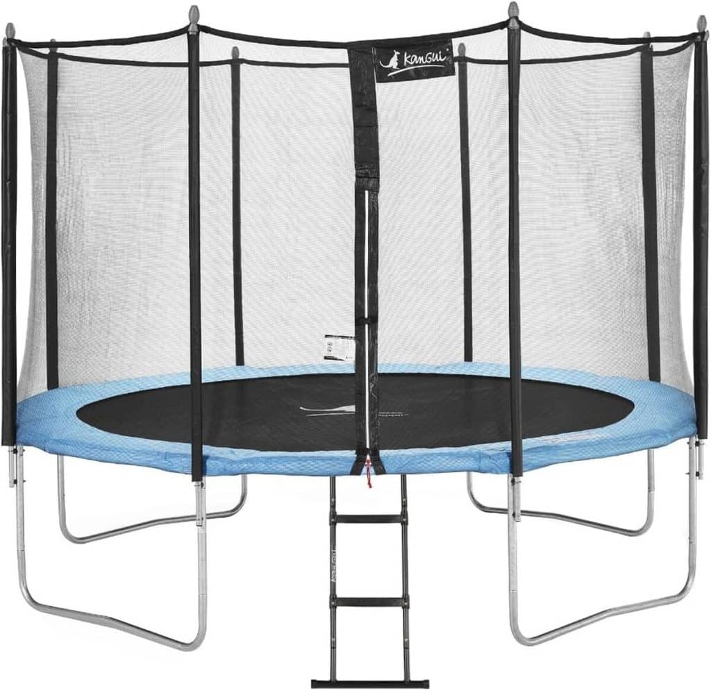Test : trampoline Kangui 426 cm avec filet et échelle
