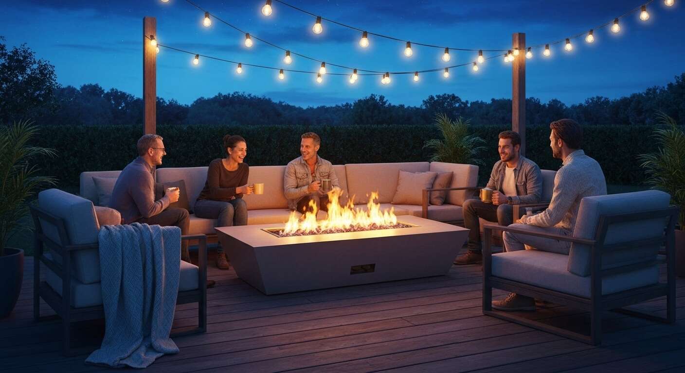 Cr&eacute;er une ambiance conviviale autour du feu