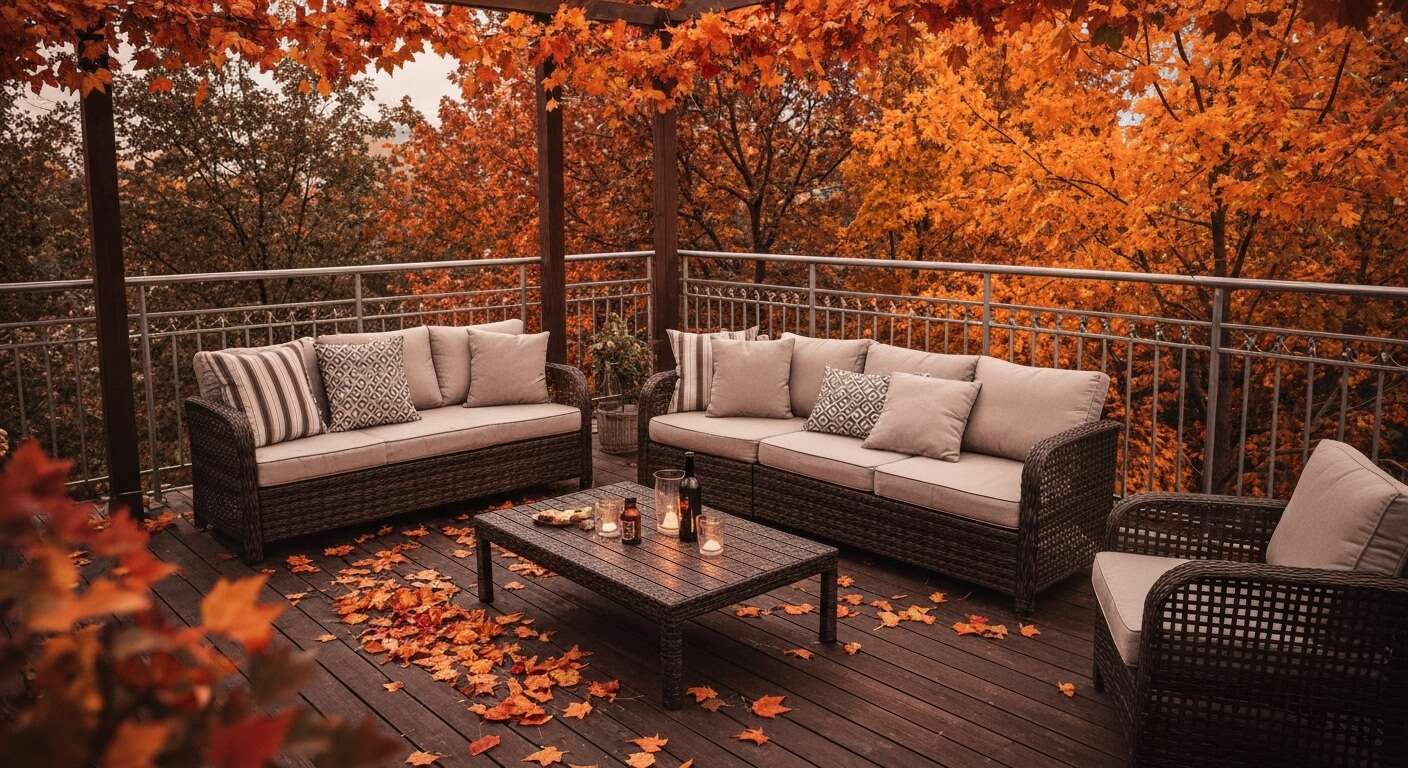 Terrasse en Automne : conseils d'Aménagement Extérieur