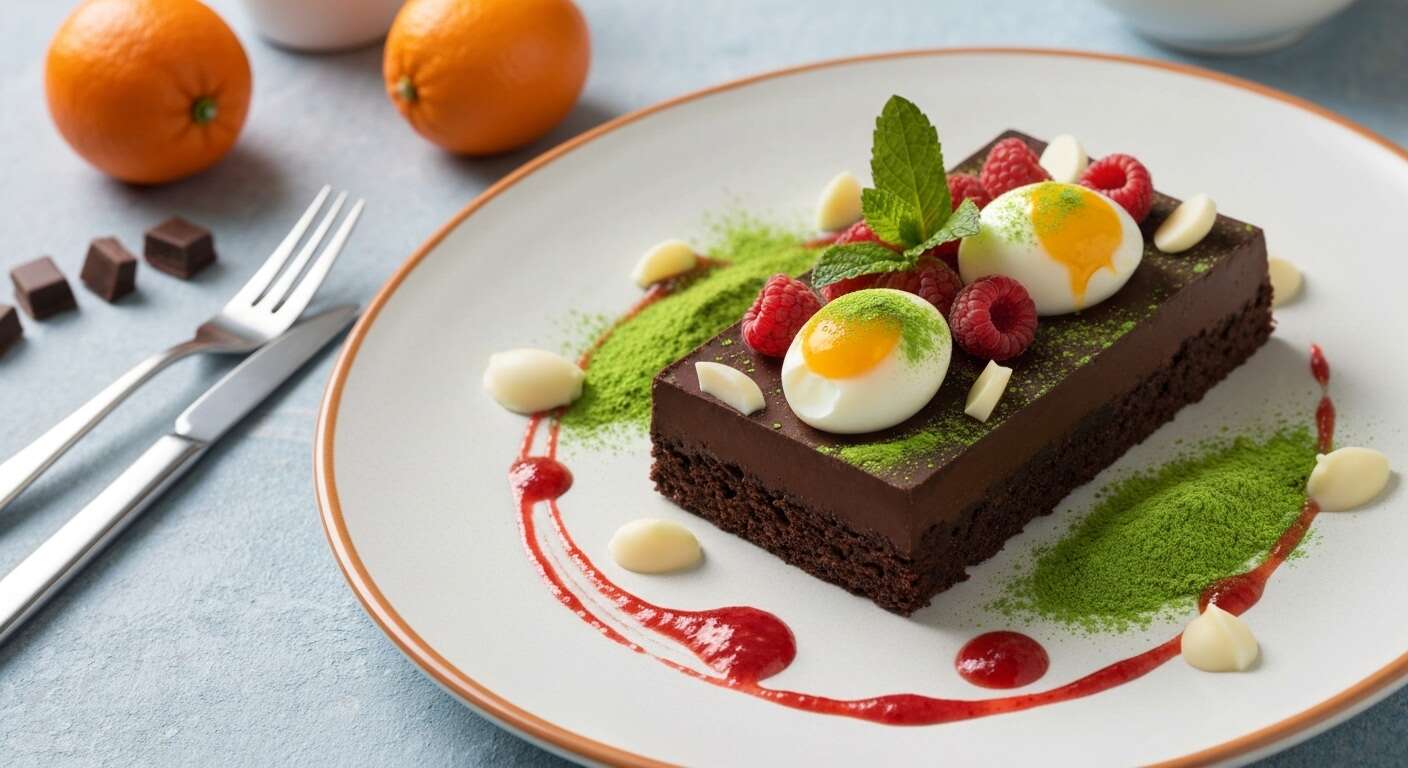 Salade de mystère chocolaté : un dessert déguisé en entrée, pour les gourmands aventureux !