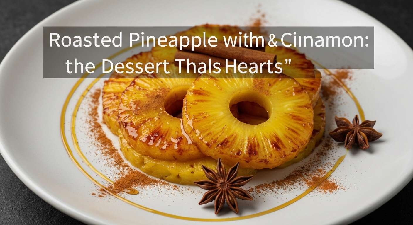 Ananas rôti au rhum et cannelle : le dessert qui fait chavirer