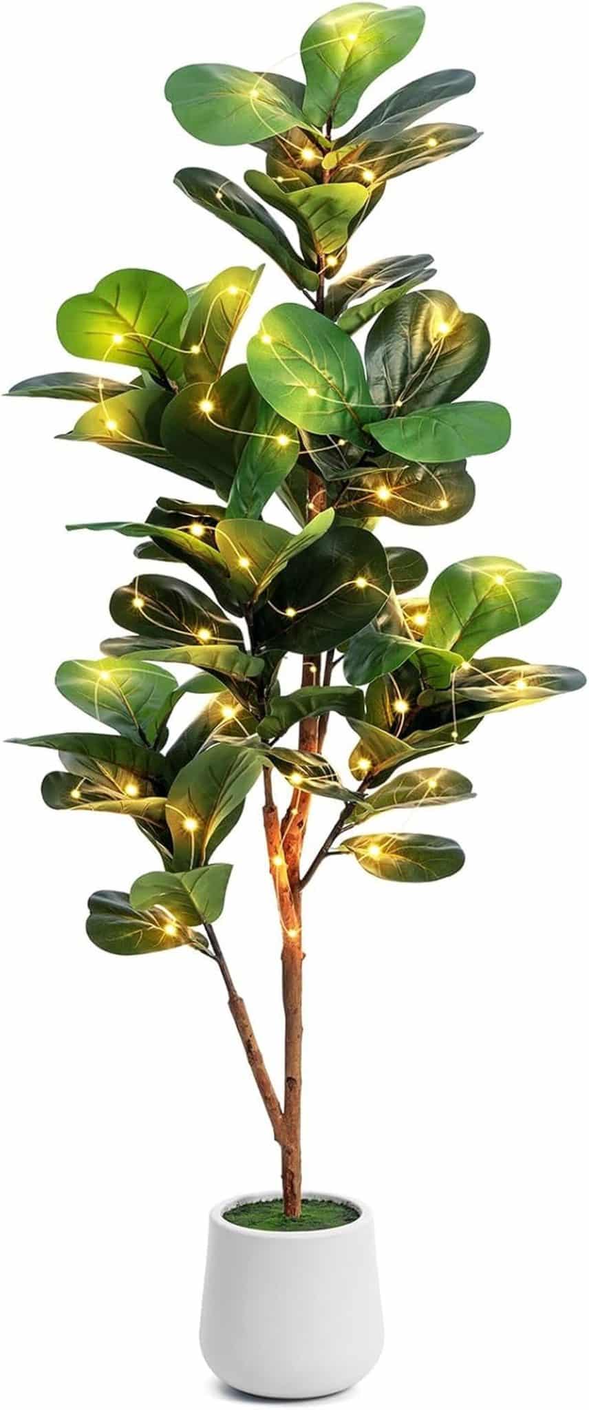 Avis figuier artificiel 1, 5 m avec guirlande LED