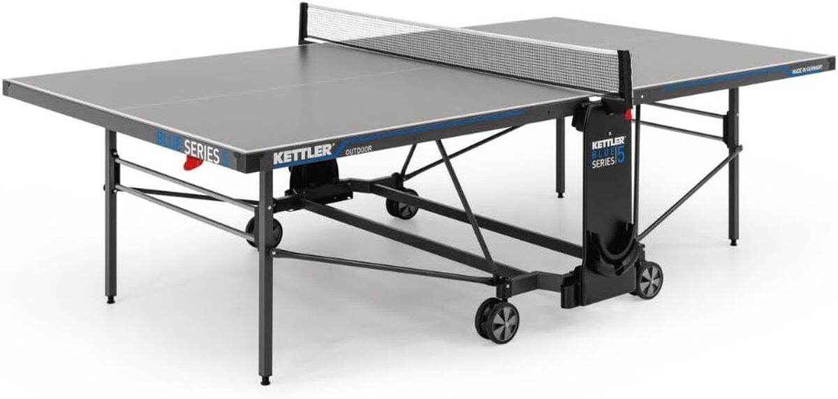 Test de la table de tennis KETTLER K5 : qualité tournoi, pliable et résistante