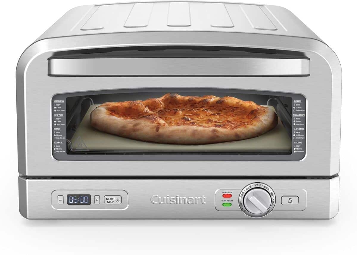 Test du cuisinart four à pizza : prêt en 5 minutes et goût feu de bois