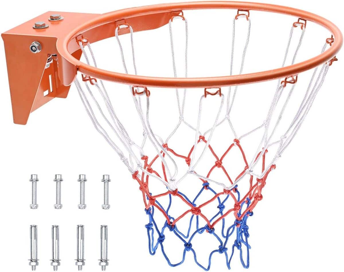 Test du panier VEVOR : cerceau de basket acier pour intérieur et extérieur